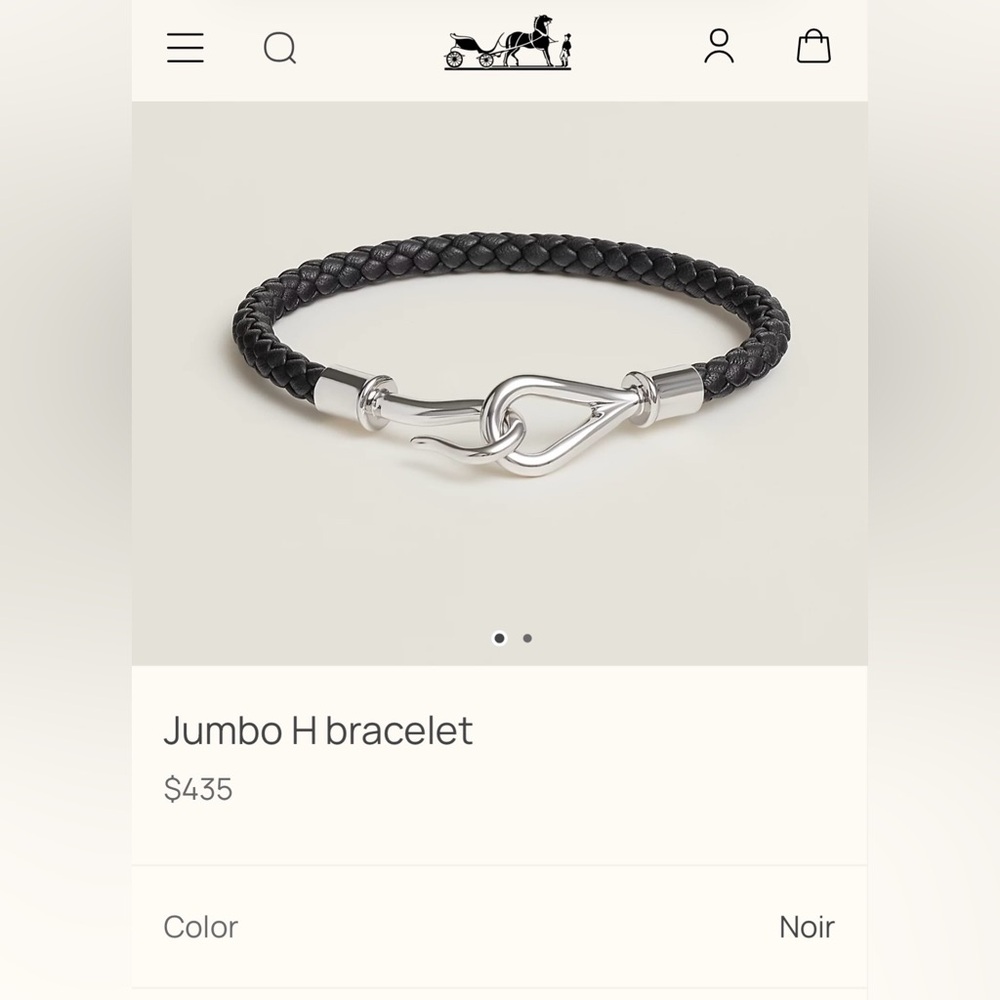 Hermes Jumbo H Bracelet